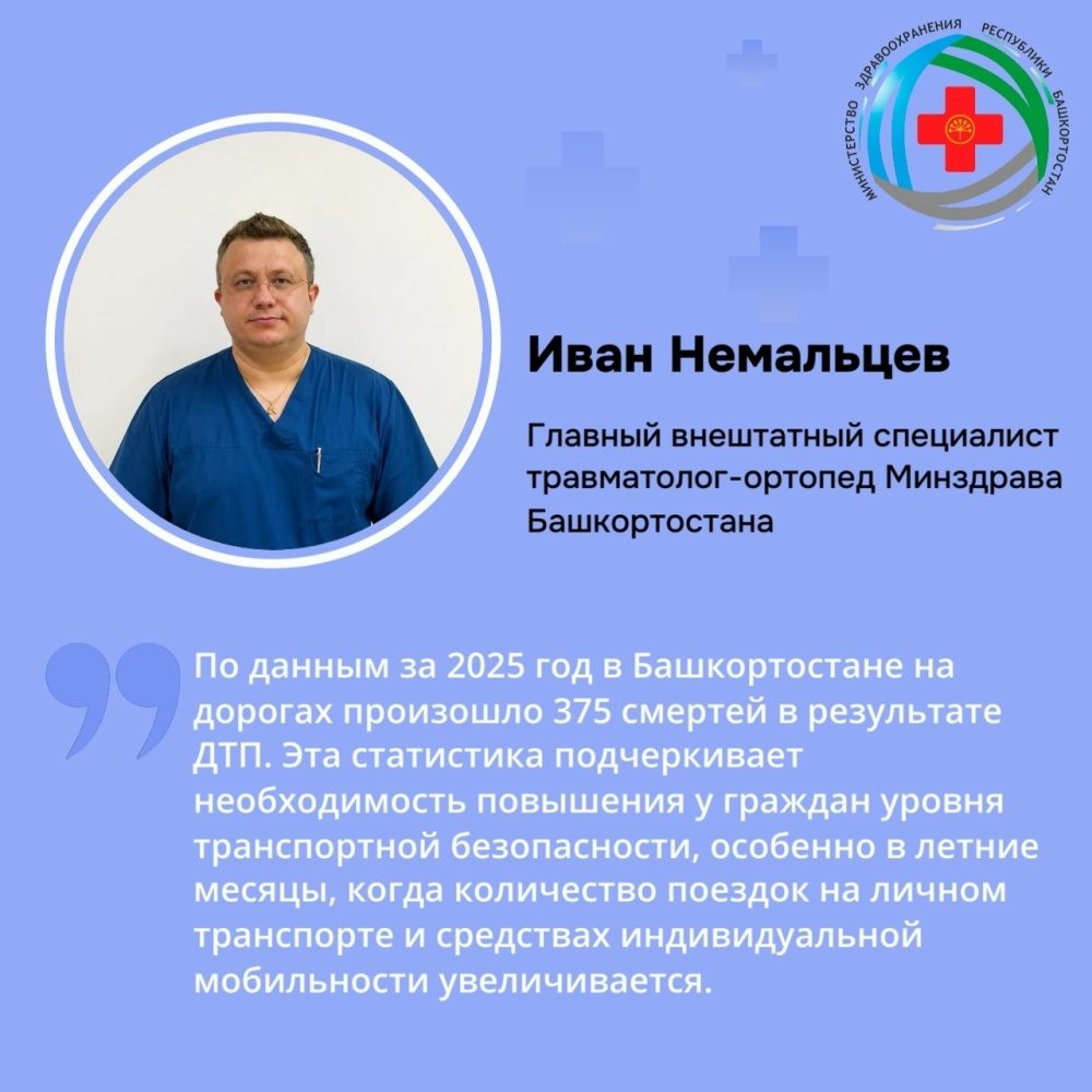 Как избежать травм и сохранить здоровье в отпуске: советы главного травматолога Башкортостана Ивана Немальцева