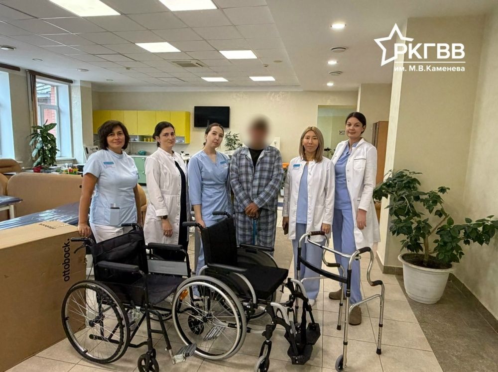 Благодарим нашего пациента за переданные технические средства